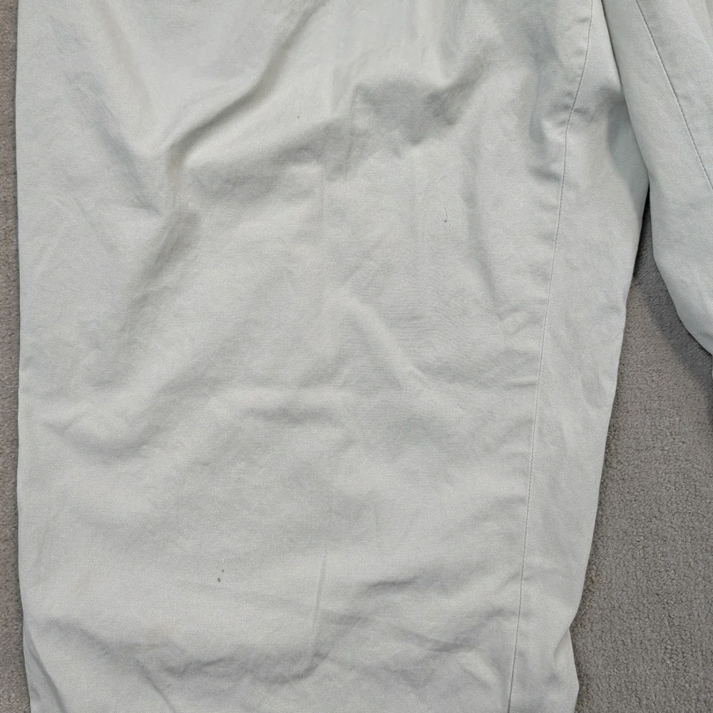 Brooks Brothers Pants Mens 38x30 Beige Pleated Front Straight Leg Cotton Chinos